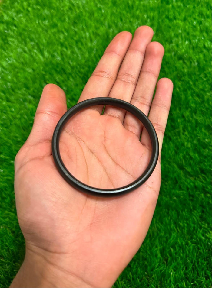 Sikh Sarbloh Kara Pure Iron Kada Black Singh Kaur Bangle Metal Khalsa Bracelet O11G