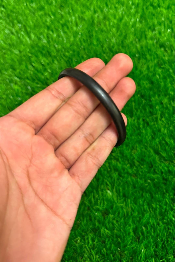 Sikh Sarbloh Kara Pure Iron Kada Black Singh Kaur Bangle Metal Khalsa Bracelet O11G