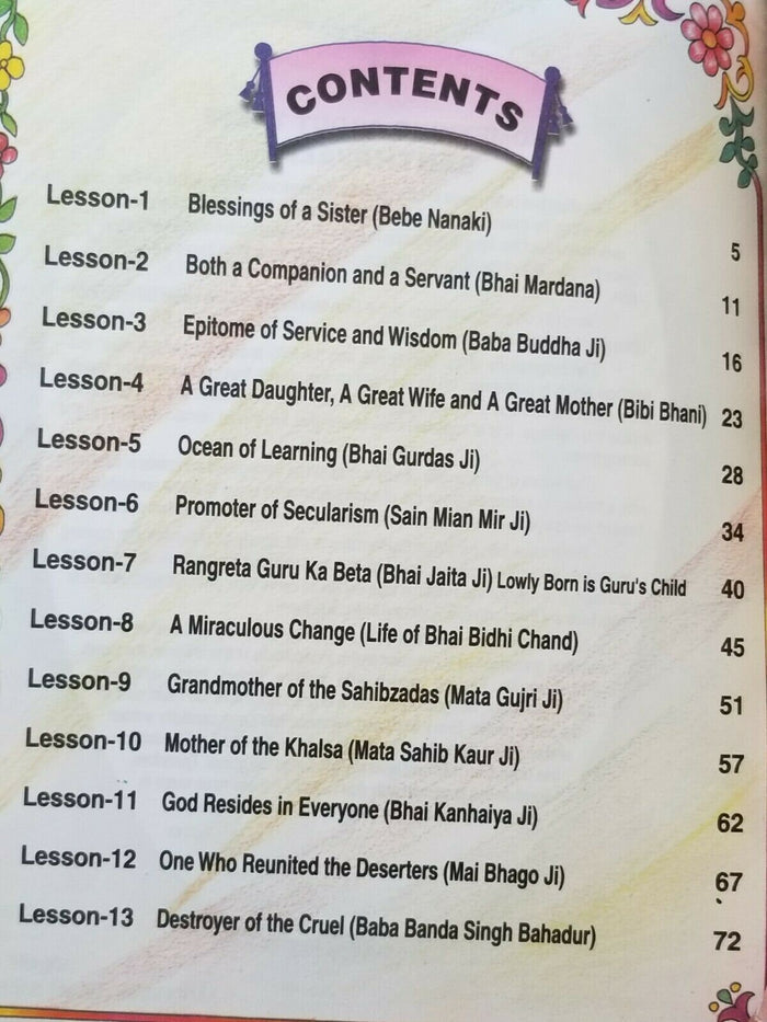 Sikh singh kaur khalsa kids stories vignettes of sikh faith book in english b66b