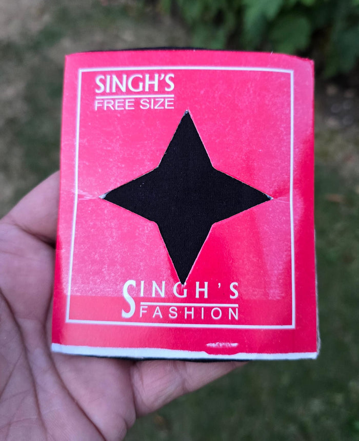 Sikh Singh Khalsa Stocking Nylon Hair Cap Black Colour assists in wearing Turban