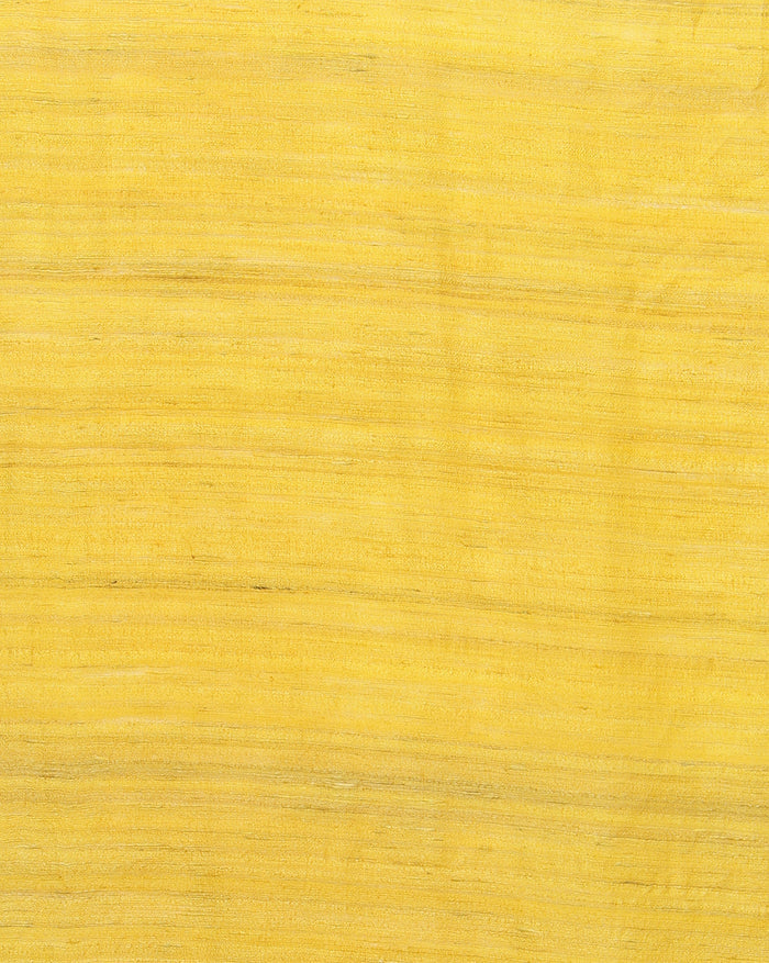 Silkmark Ghicha Tussar Effulgent Yellow Saree