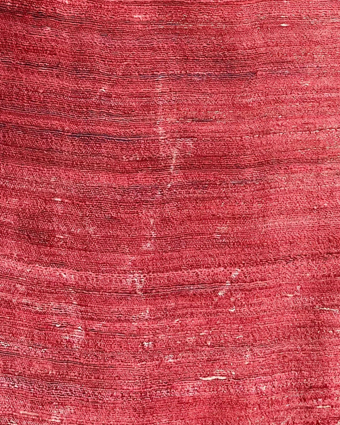 Silkmark Tussar Lucid Blockprint Beige & Red Saree