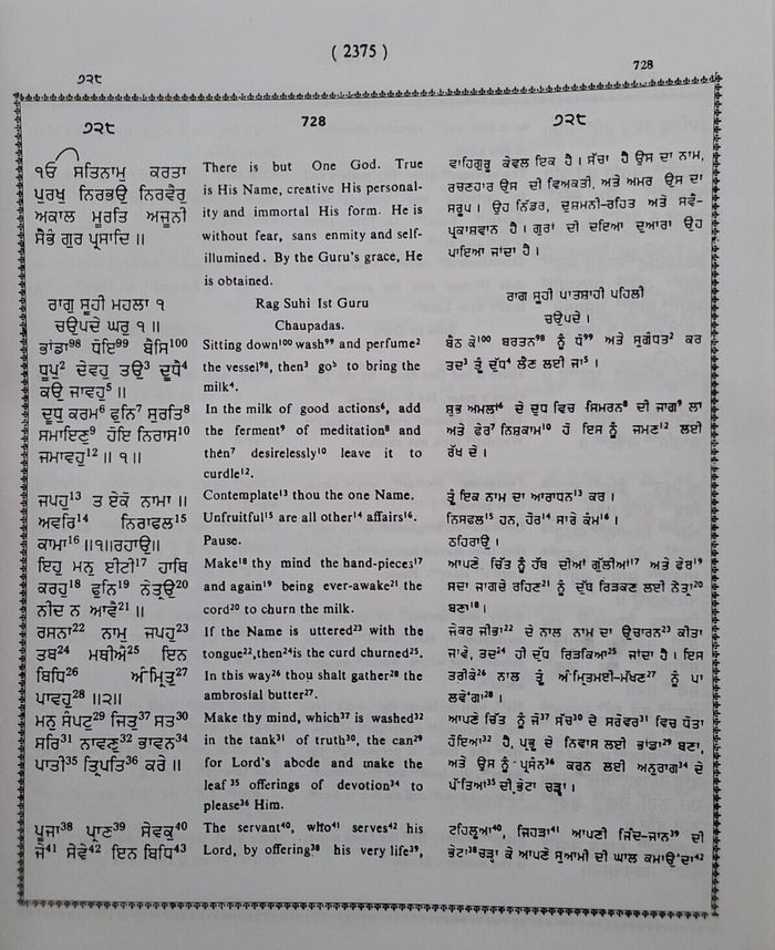 Sri Guru Granth Sahib Punjabi English Translation Meaning Sikh Sanchi SGPC Vol 5