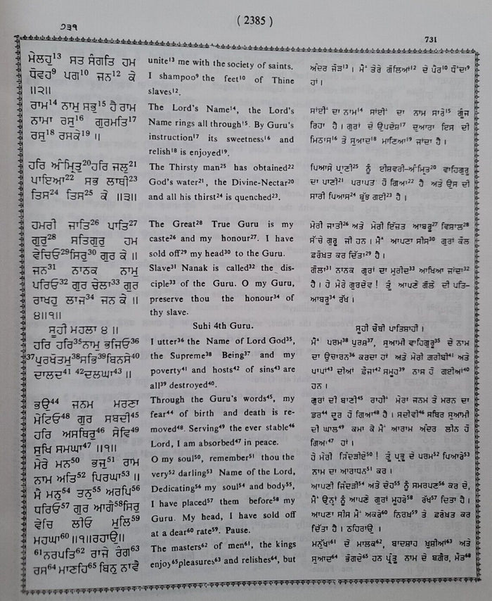 Sri Guru Granth Sahib Punjabi English Translation Meaning Sikh Sanchi SGPC Vol 5