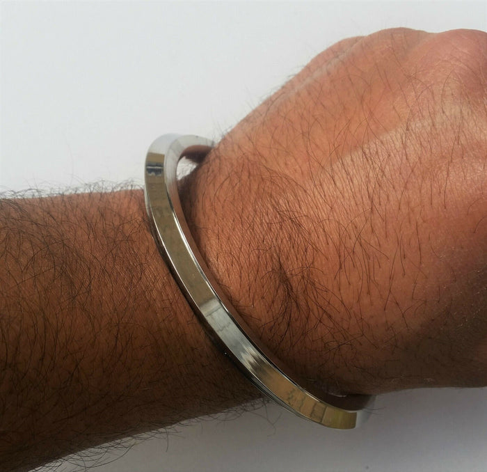 Stainless steel stunning one edge traditional sikh kara punjabi kada kakar c10