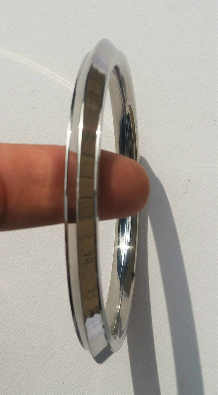Stainless steel stunning one edge traditional sikh kara punjabi kada kakar c10