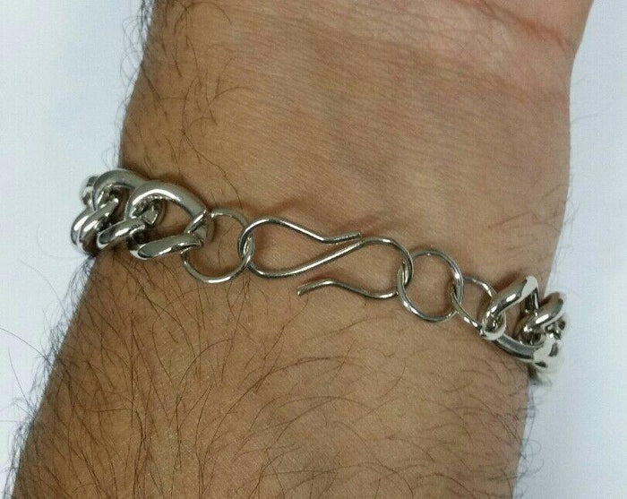 Stunning Steel SALMAN KHAN STYLE Movie Prem Ratan Dhan Payo Turquoise Bracelet G