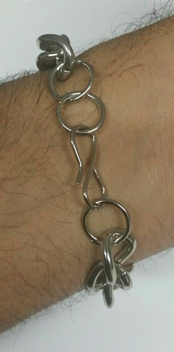 Stunning Steel SALMAN KHAN STYLE Movie Tubelight Bajrangi Green Stone Bracelet R