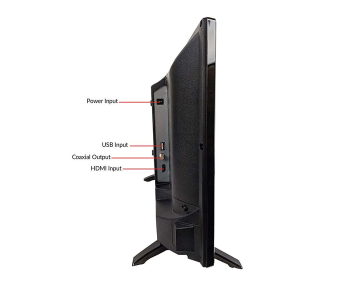 24" Supersonic 12 Volt AC/DC Widescreen LED HDTV with USB, SD Card Reader and HDMI-2