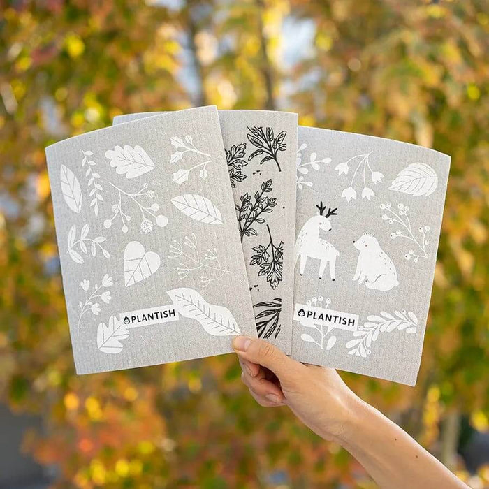 Swedish sponge cloth set Into the Woods