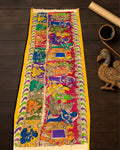 Indiehaat | Mangalagiri Handpainted Dupatta Multicolor