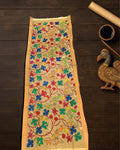 Indiehaat | Mangalagiri Handpainted Dupatta Multicolor