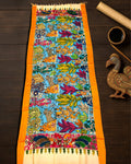 Indiehaat | Mangalagiri Handpainted Dupatta Multicolor