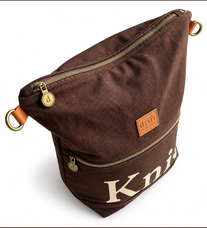 The Knit Bag - Bark