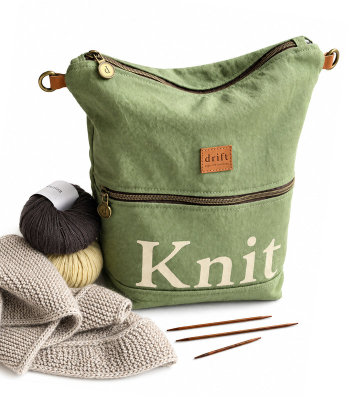 The Knit Bag - River Gum