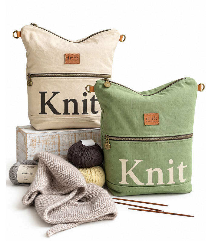 The Knit Bag - River Gum