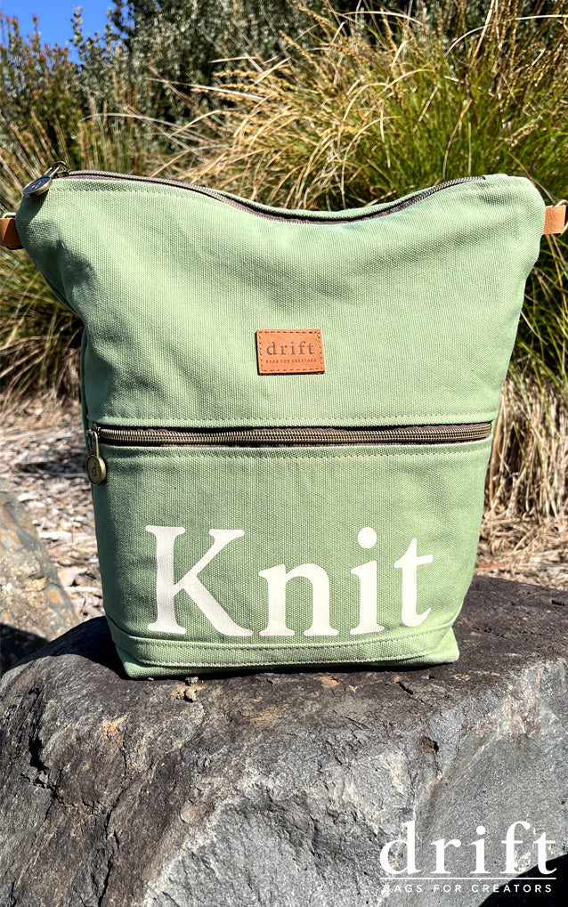 The Knit Bag - River Gum