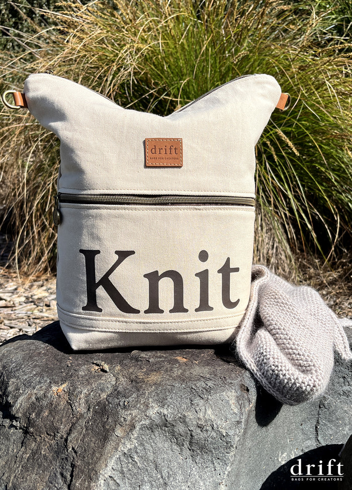 The Knit Bag - Sandstone