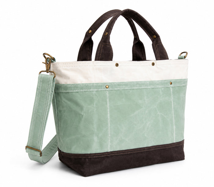 The Knitter's Carryall - Seamist/Bark