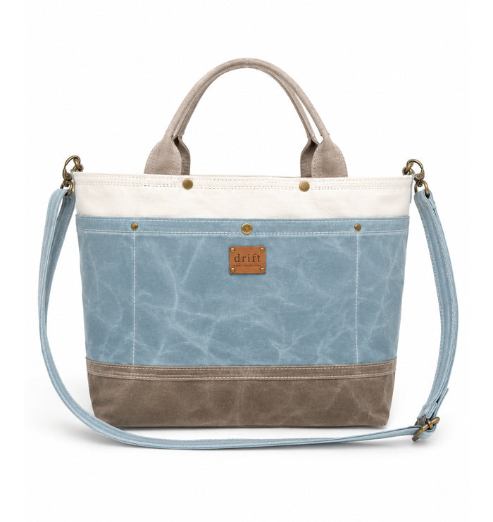 The Knitter's Carryall - Stone/Morning Tide