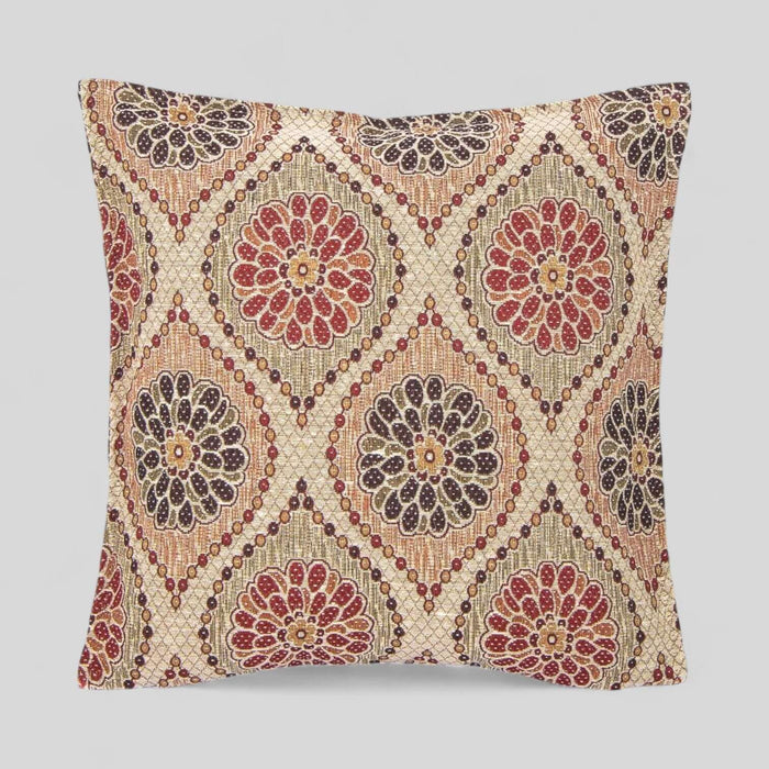 18" Turkish Square Pillow Cover - Rosette-0