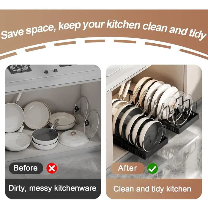 Pots and Pans Organizer Under Cabinet-2