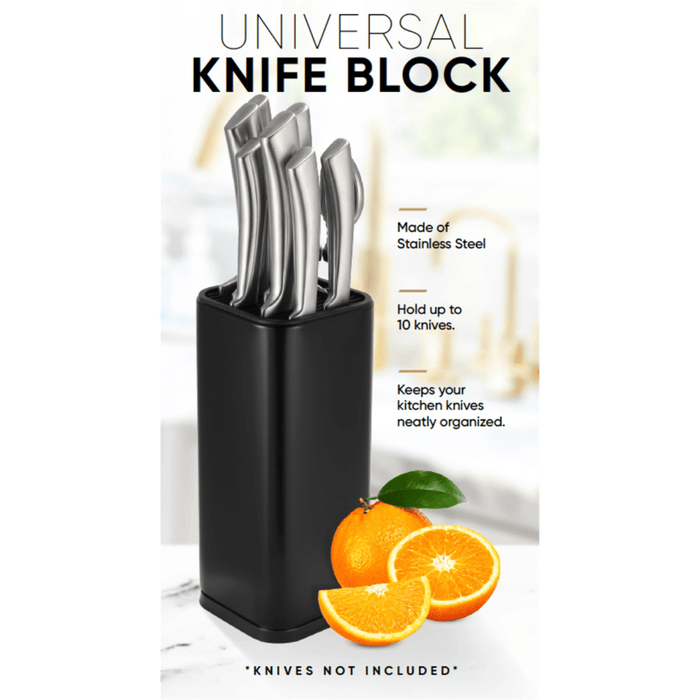 Universal Knife Block Holder, Black-4
