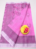 Indiehaat | Kota Doria Blockprint Saree Purple