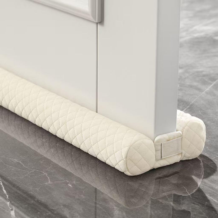Ciieyuo Velvet Door Blocker for Bottom of Door, Adjustable 26-30 Inches