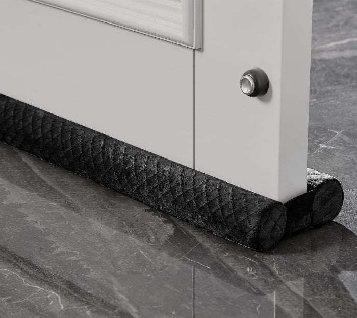 Ciieyuo Velvet Door Blocker, Adjustable 30-36 Inches