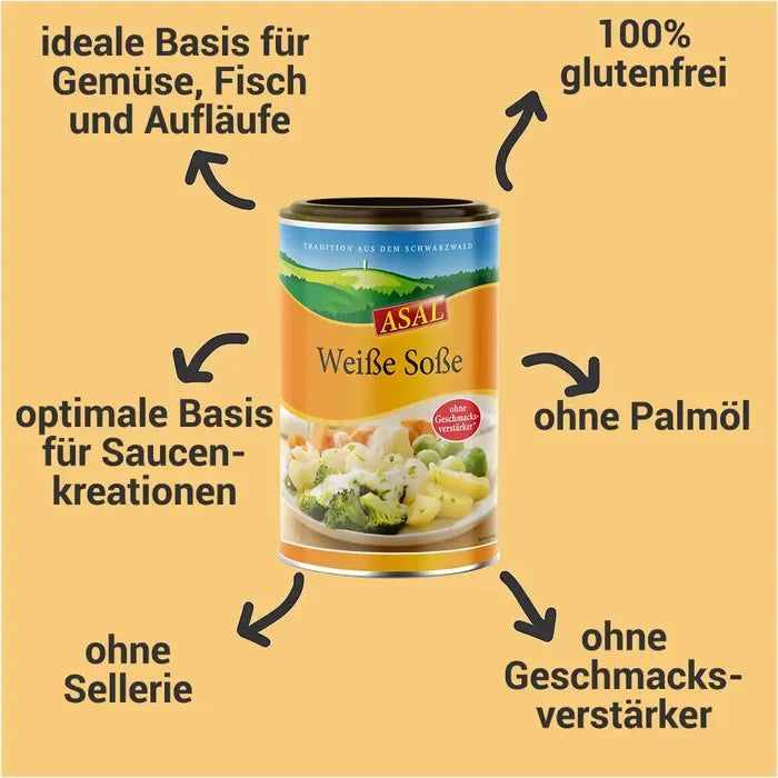 Weiße Sauce zu Gemüse