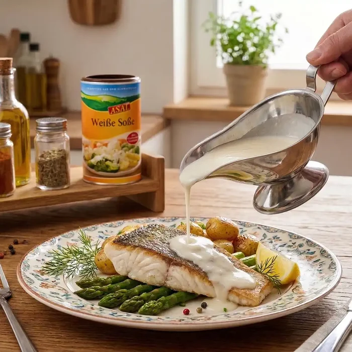 Weiße Sauce zu Gemüse