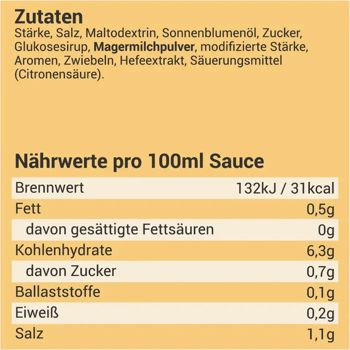 Weiße Sauce zu Gemüse