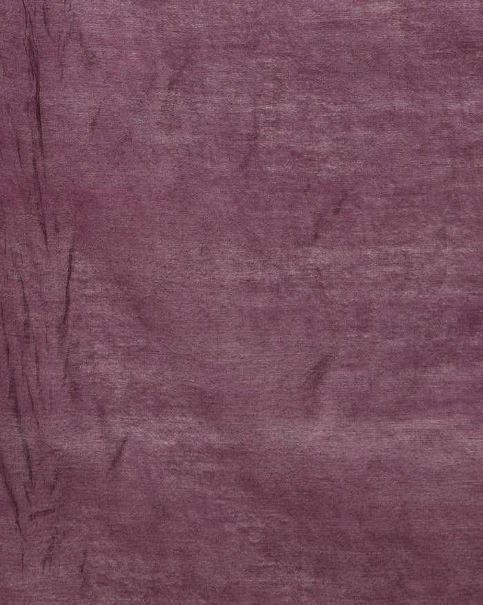 Whispering Chanderi Silk Wine Saree