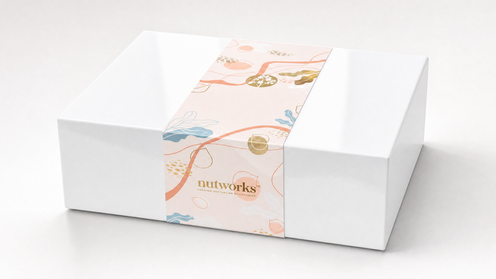 WHITE HAMPER BOX - LARGE