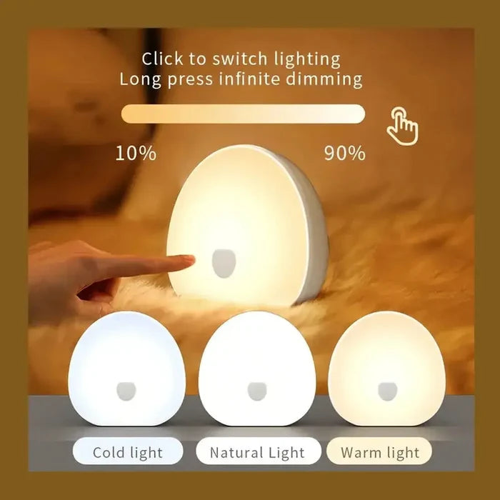 White noise night light for sleep with dimming options and color modes for a calming bedtime experience.