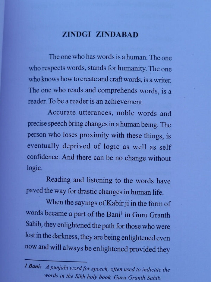 Zindagi zindabad Motivational Book by Rana Ranbir in English Literature New B31