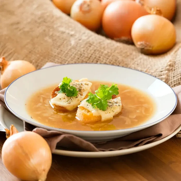 Zwiebelsuppe französische Art